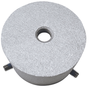 Eder Flagpole Cap - Cast Aluminum - Silver