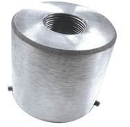 Eder Pole Top Adapter - 1-1/4 in. NPT - Silver