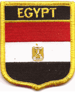 Egypt Flag Shield Patch