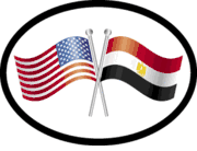 Egypt Friendship Flag-It Oval Decal