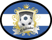 El Salvador Soccer Flag It Oval Decal