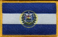 El Salvador Flag Patch - Rectangle