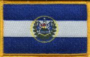 El Salvador Flag Patch - Rectangle