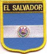 El Salvador Flag Shield Patch