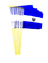 El Salvador Flags 12" x 18"