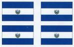 El Salvadoran Flag Stickers - Sheet of 50
