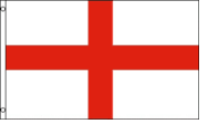 England St. George Cross 3x5 Nylon Flag - Imported