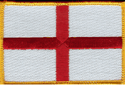 England St. George Cross Flag Patch - Rectangle