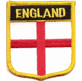 England Flag St. George's Cross Stickers - 48 Pack, Small Mini Labels For Business, Events, Packaging