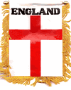 England St. Georges Cross Mini Window Banner 