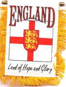 England St. Georges Cross Mini Window Banner