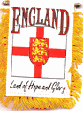 England St. Georges Cross Mini Window Banner