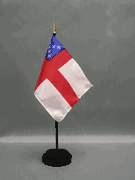 Episcopal 4"x6" Deluxe Miniature Flag