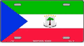 Equatorial Guinea Flag License Plate