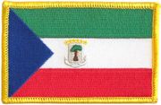 Equatorial Guinea Flag Patch - Rectangle