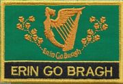 Erin Go Bragh Flag Patch with Name
