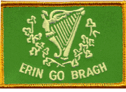 Erin Go Bragh Flag Patch - Rectangle