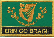 Erin Go Bragh Flag Patch with Name