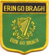 Erin Go Bragh Flag Shield Patch
