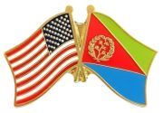 Eritrea Flag Lapel Pin - Double