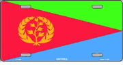 Eritrea Flag License Plate