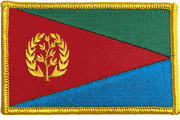 Eritrea Flag Patch - Rectangle