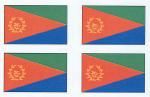 Eritrea Flag Stickers - Sheet of 50
