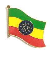 Ethiopia Flag Lapel Pin - Single