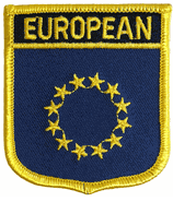 Euopean Union Flag Shield Patch