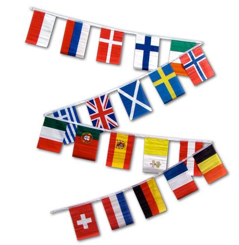 European Countries Flag Streamers