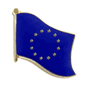 European Union Flag Lapel Pin - Single