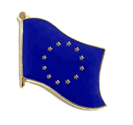 European Union Flag Lapel Pin - Single