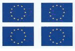 European Union Flag Stickers - Sheet of 50