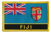 Fiji Flag Patch with Name