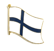 Finland Flag Lapel Pin - Single