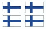 Finland Flag Stickers