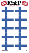 Finland Flag Stickers 50 Stickers per package
