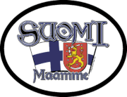 Finland Motto Flag It Oval Decal