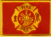 Fire Department Flag Patch