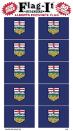Flag-It Brand Canadian Stickers 