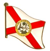Florida Flag Lapel Pin - Single