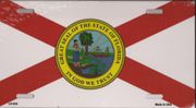 Florida Flag License Plate