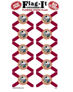 Florida Flag Stickers 50 Stickers per package