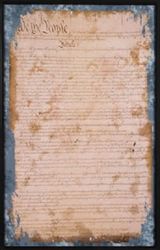 Framed US Constitution