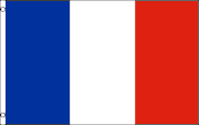 France 3x5 Nylon Flag - Imported