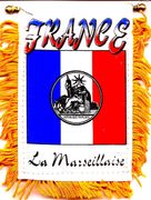 France Car Windshield, Window or Mirror Mini Banner Flag - Style 2