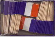France Flag Toothpicks