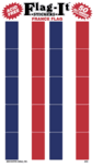 French Flag Stickers - France Flag Stickers - 50 per package