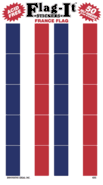 French Flag Stickers - France Flag Stickers - 50 per package