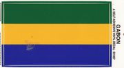 Gabon Flag Decal Sticker